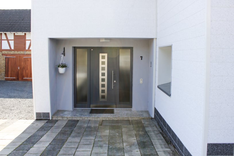 Haustür aus Holz, Königswinter 